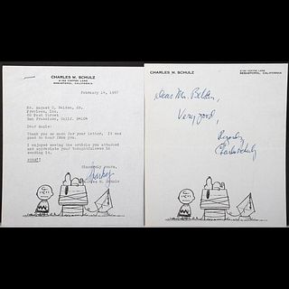 Charles M. Schulz Autographed Letter