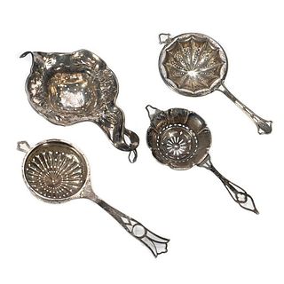 Sterling Tea Strainers