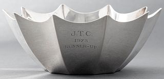 Tiffany & Co. Silver Lobed & Scalloped Bowl