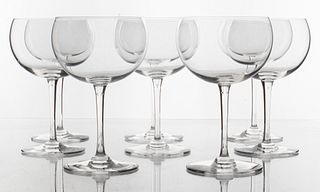 Baccarat Crystal Wine Glasses, 8