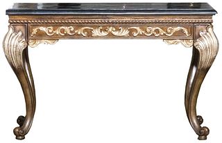 Modern Italian Rococo Style Console Table