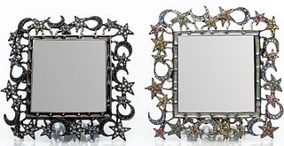 Jay Strongwater "Moon & Stars" Picture Frames, 2
