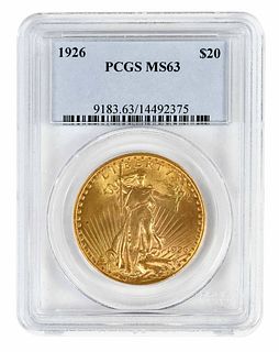 1926 St. Gaudens $20 Gold Coin