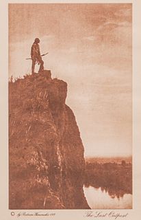 Rodman Wanamaker Photogravure "The Last Outpost" 1913