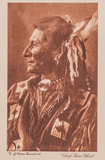 Rodman Wanamaker Photogravure "Chief Bear Ghost" 1913