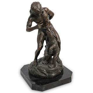 After Paul Bartlett (American, 1865) "The Bear Tamer" Bronze