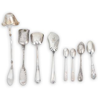 (8) Fine Sterling Ladle & Spoon Collection