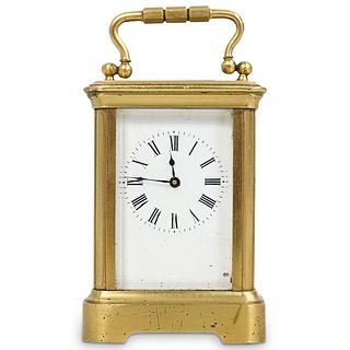 Antique French Traveling Carriage Clock