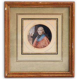 18th Cent. French Miniature Portrait Painting