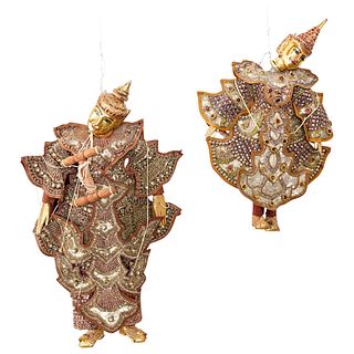 Pair of Thai Puppets