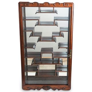 Chinese Wood Display Cabinet