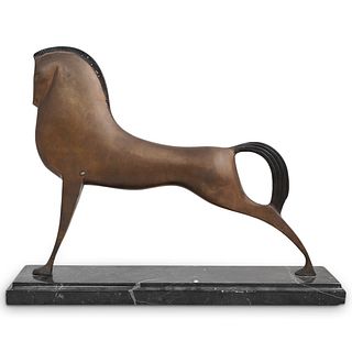 Bronze Nordic Style Horse Sculpture
