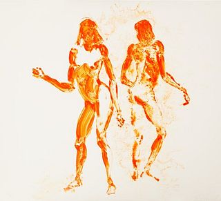 Eric Fischl, Two Girls Dancing for L.R., 2011