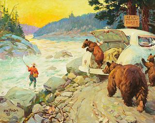 Frank B. Hoffman (1888–1958) — Taking Over [or] Bear Country