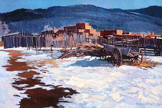 Robert Daughters (1929–2013) — Taos Winter