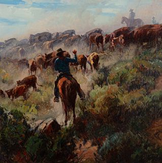 Carl Oscar Borg (1879–1947) — The Herd
