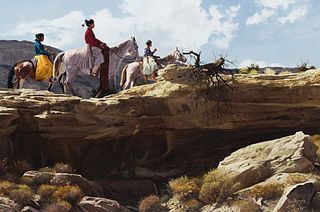 Ray Swanson (1937–2004) — Navajo Riders (1977)