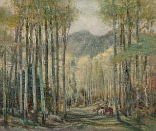Oscar Berninghaus (1874–1952) — In the Forest