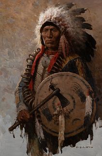 Z. S. Liang (b. 1953) — Lakota War Chief (2013)