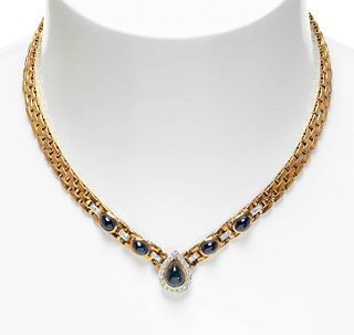 Choker in 18kt yellow gold CARTIER style.