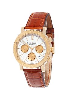 BVLGARI Diagono Automatic chrono watch. Ref. BB38.GL.CH. n. L5662, for men/Unisex.