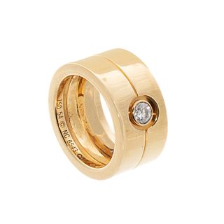 CARTIER Love ring in 18kt yellow gold, serial number 6543