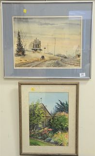 Three Piece Lot, to include "Storm Cloud" by Rita Duis, watercolor on paper, signed lower right, purchased from the Salmagundi Club, 1977; "End of the