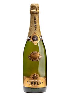 A 1979 Pommery Brut Millesime bottle.
Champagne Pommery
Category: Champagne. Reims (France).