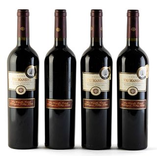 Four bottles of Viu Manent, Single Vineyard Cabernet Sauvignon, 2004 vintage.
Category: red wine. DO. Colchagua Valley, Cunaco (Chile).