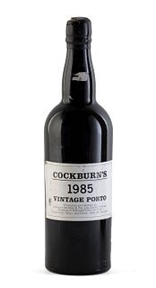 A bottle of Cockburn's Vintage Porto, 1985 vintage.
Cockburn Smithes & Cia.
Category: Port wine. Port (Portugal).