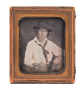 1849 Gold Rush Prospector Samuel Hammet Daguerreotype
