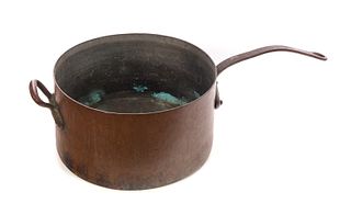 Early Handmade Copper Candy Kettle