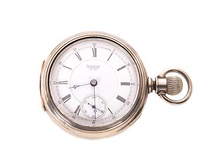Waltham A.T. & CO. 18S Sterling Pocket Watch