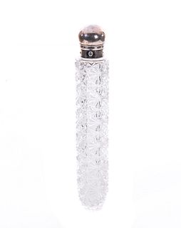 Large Sterling & ABP Cut Glass Perfume
