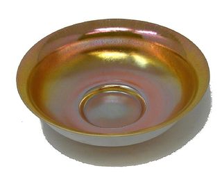 Â Steuben Calcite Gold Aurene Bowl