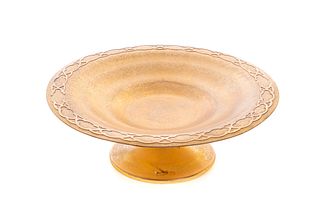 Â Silvercrest Gold Encrusted Bronze Compote