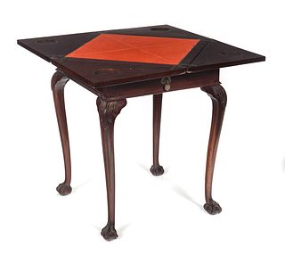 Chippendale Game Card Table