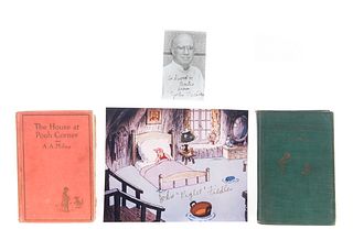 John Piglet Fieldler Autograph Winnie Pooh Books
