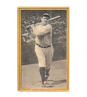 Babe Ruth Cutout Photograph