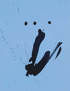 Motherwell, Robert Untitled (Tres Poemas, 1988). Lithographie auf blauen aufgewalzten Japan auf starkem Vélin. 34,6 x 26,6 cm (54,6 x 45 cm). 