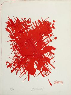 Prachensky, Markus Sebastianplatz. 1959. Farblithographie auf festem Papier. 52,5 x 34 cm (60 x 44 cm). Signiert und nummeriert. Zusätzlich im Stein s