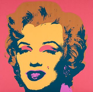 Warhol - nach, Andy Marilyn (Suday B. Morning). (Nach 2000). Farbserigraphie auf Karton. 91,5 x 91,5 cm. Verso mit den Stempeln "fill in your own sign