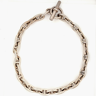 Hermes Sterling Silver Necklace