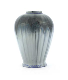 A Royal Copenhagen crystalline glazed vase,
