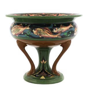 A Foley 'Intarsio' pottery bowl,