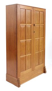 A Cotswold School cherrywood cabinet,