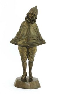 An Art Deco bronze figure,