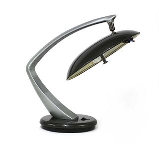 A Spanish 'Boomerang' desk lamp,