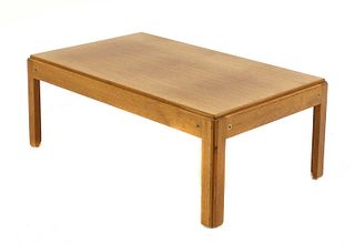 A Danish teak coffee table,