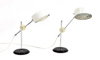 A pair of 'Simris' or 'Olympia' desk lamps,